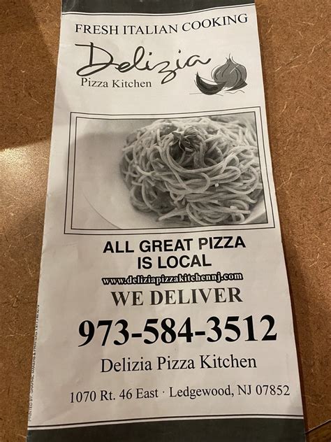 delizia pizza ledgewood nj
