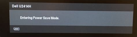 Dell Computer Monitor Entering Power Save Mode