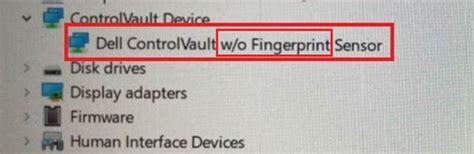 dell fingerprint scanner not detected