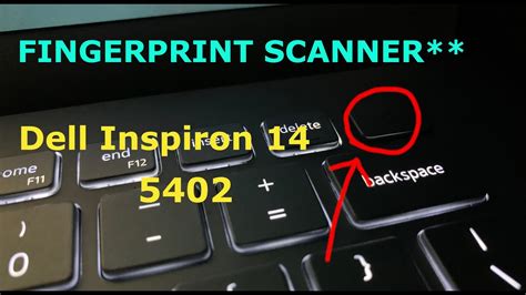 dell inspiron fingerprint sensor not working