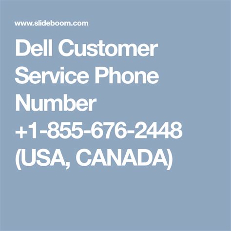 dell phone number tech support canada