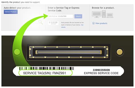 dell service tag look up