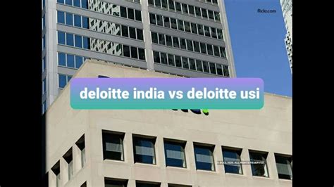 deloitte india and deloitte usi