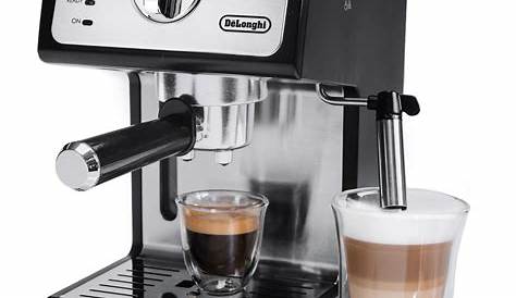 DeLONGHI EC860 Stainless Steel Espresso Maker with Automatic Cappuccino