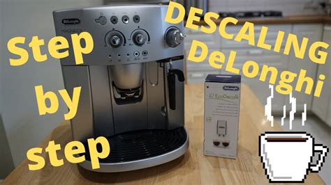Delonghi Coffee Machine Descale Instructions