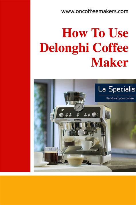Delonghi Coffee Maker Set Timer