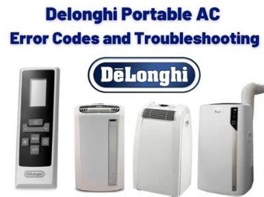 Delonghi Portable Air Conditioner Codes