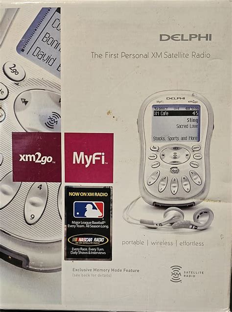 Delphi XM2GO MyFi Portable Sirius XM Satellite Radio Recorder With Many
