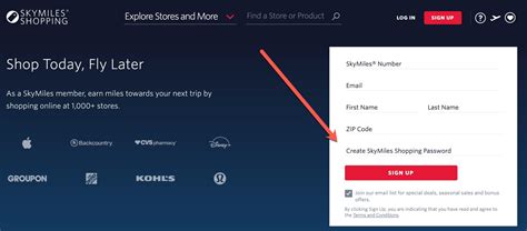 delta air lines skymiles account information