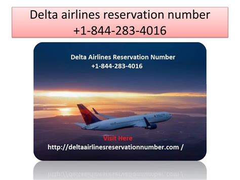 delta air reservation number