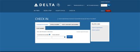 delta airlines check in online before flight