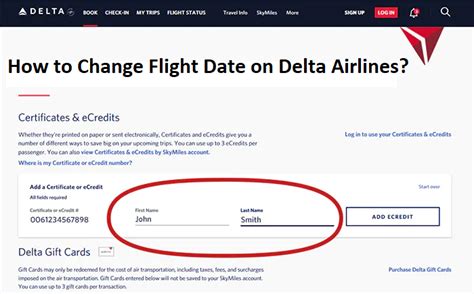 delta airlines date change number policy