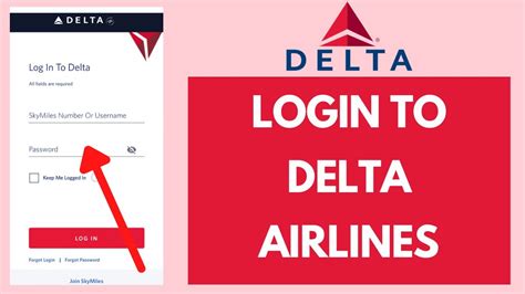 delta airlines login help