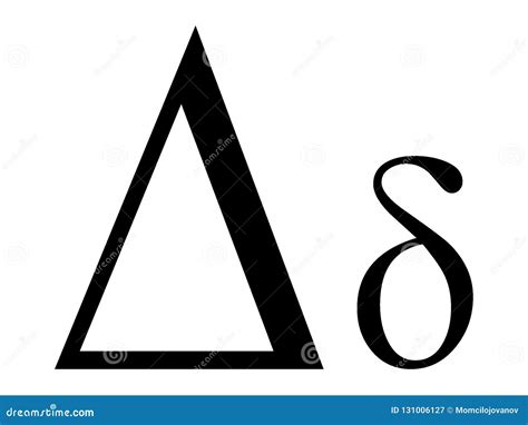delta alfabeto griego