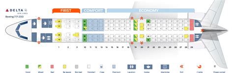 delta boeing 717 200 seat map