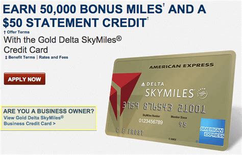 delta business credit card 50000