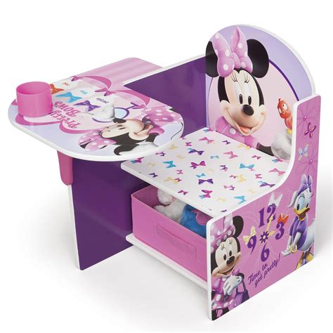 delta childrens products chair desk with storage bin minnie mouse