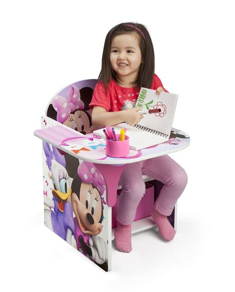 delta childrens products chair desk with storage bin minnie mouse