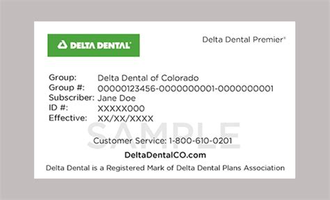 delta dental insurance card online