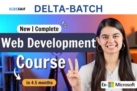delta full stack web development course free