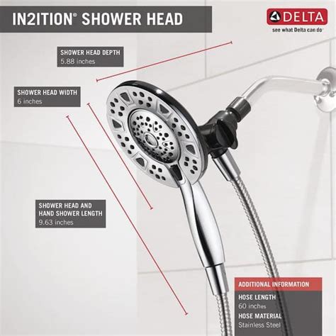 Delta In2Ition Replacement Shower Head