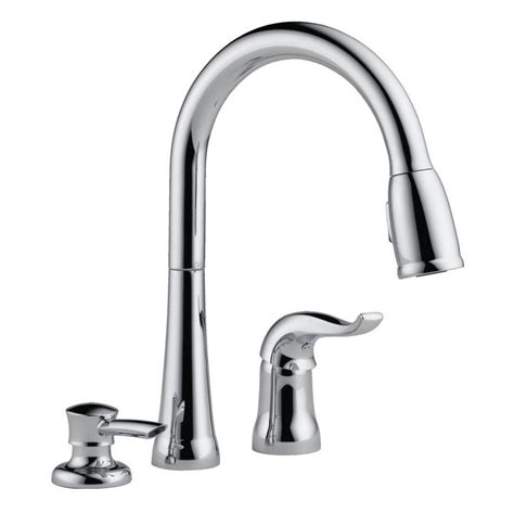 delta kitchen faucets with pull down sprayer