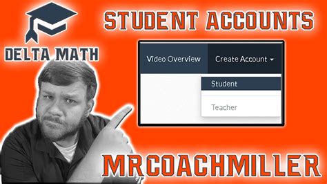 delta math create student account