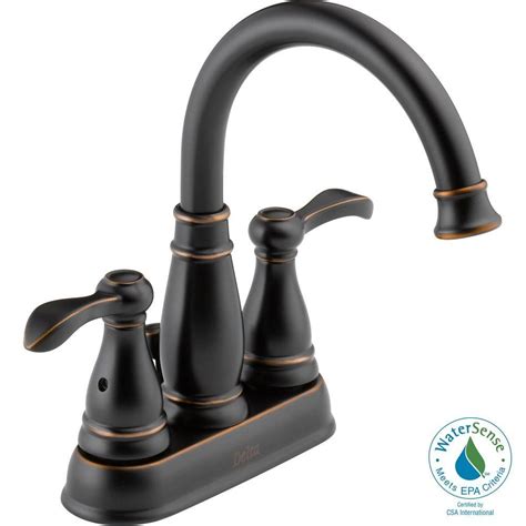 Delta Porter 4 in. Centerset 2Handle Bathroom Faucet in Chrome25984LF