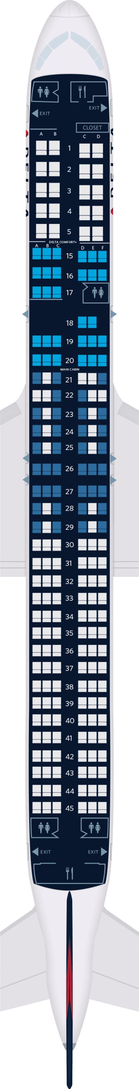 Delta Seating Chart 757