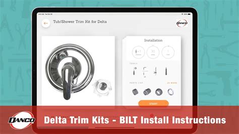 Delta Trim Installation