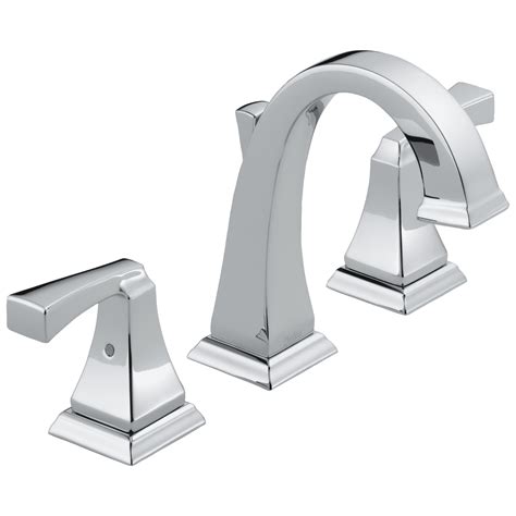 delta widespread bathroom faucets chrome