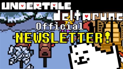 deltarune newsletter