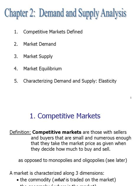 demand and supply analysis pdf