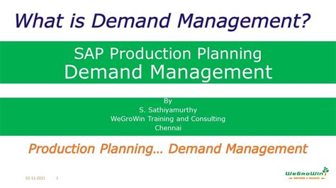 demand management in sap pp