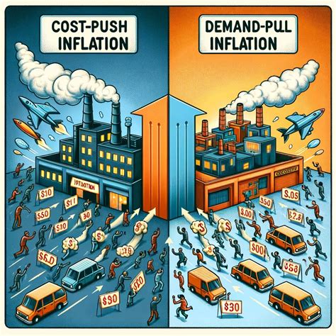 demand pull and cost push inflation examples