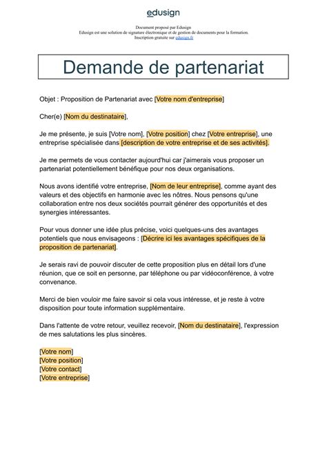Lettre de partenariat Tanao Dépannage par guigui lamlam Fichier PDF