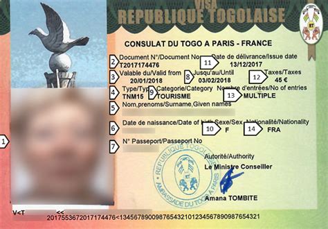 demande de visa togo en ligne