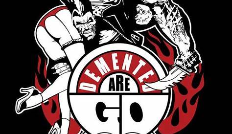 Demented Are Go Band Logo Vinyl Sticker