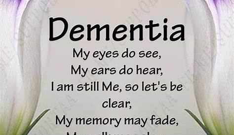 Dementia Quotes For Mum Pin On