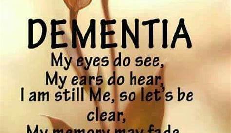 Dementia Quotes Poems On
