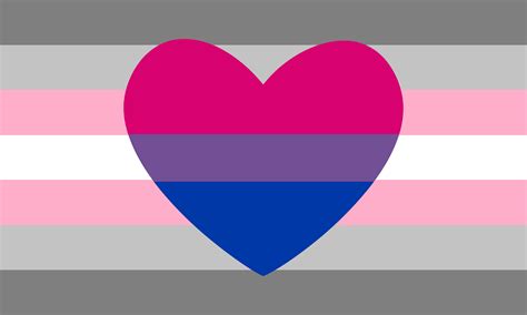 demigirl and bisexual flag