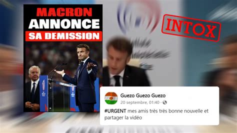 demission of macron news