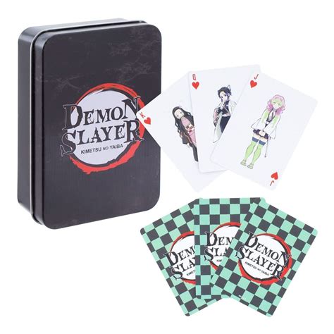 demon slayer playing cards