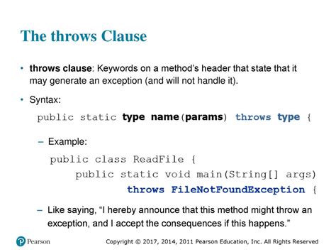 Demonstrate Use Of Throw And Throws Clause Program