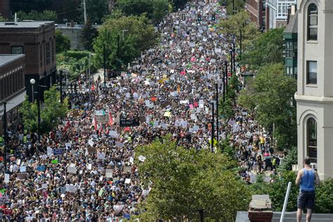 demonstration in boston today