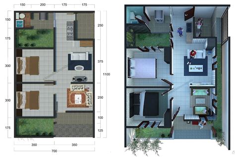 Desain Rumah Minimalis 2 Kamar, Hunian Kecil yang Mendekati Ideal