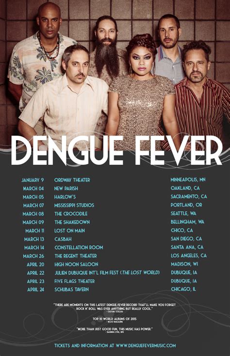 dengue fever tour dates