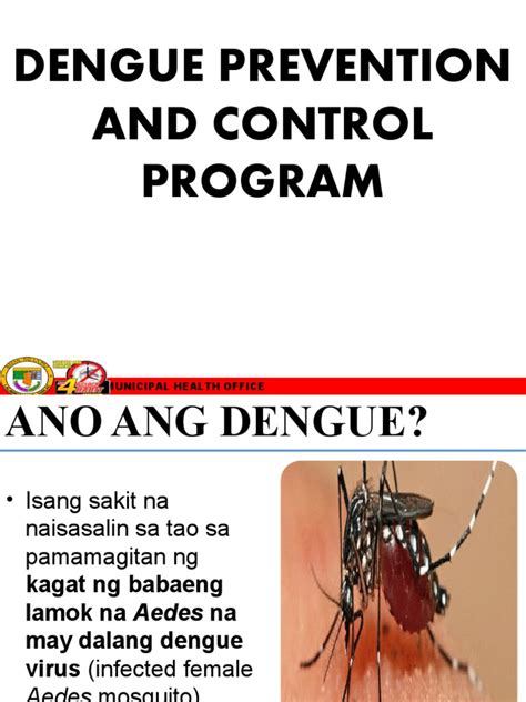 dengue powerpoint presentation tagalog