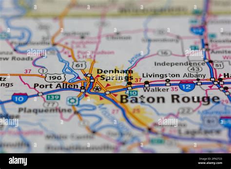 Denham Springs La Zip Code Map