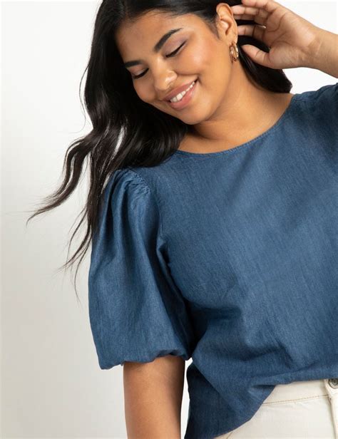 Denim Puff Sleeve Top Review: The Latest Fashion Trend In 2023